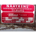 Radiaalventilator 2000 m³/uur 30 mmwk. USED.